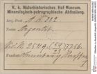 Etiketten zu Akanthit (Argentit) (NHMW-MIN-Ak382)